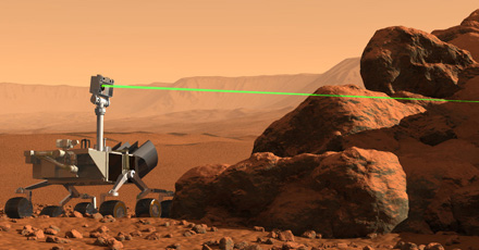 Laser Beam Rover