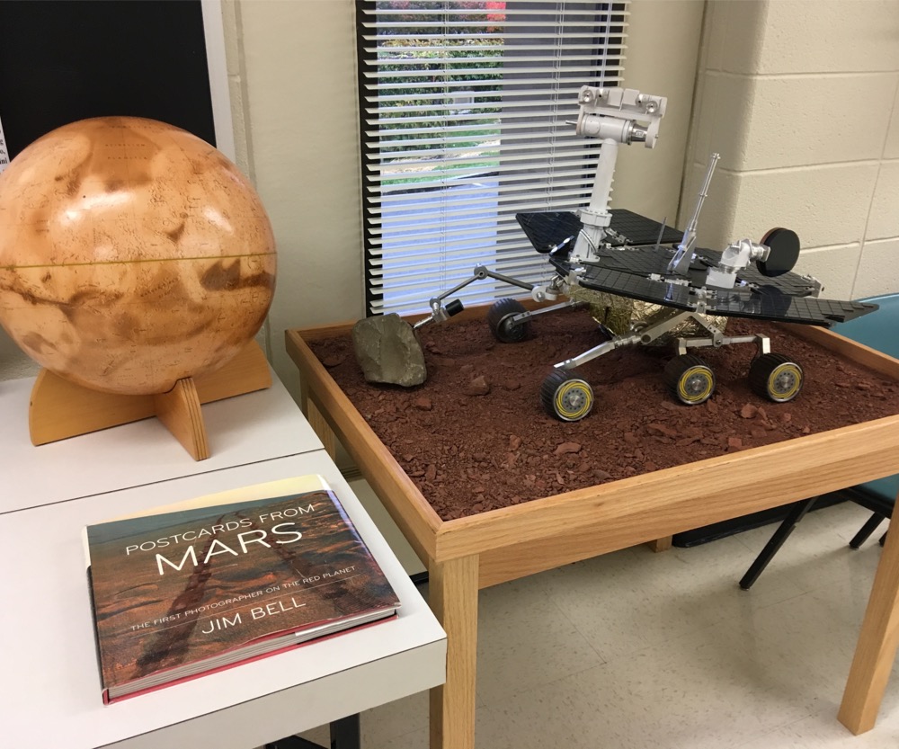 Model of Mars Rover in the Space Sciences Building